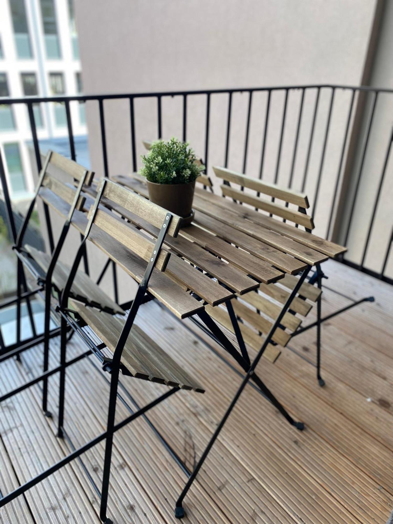 Eiwelhome - Stilvoll, Urban-Ruhig Schlafen, Bahnhofsnah, Balkon Erfurt Bagian luar foto