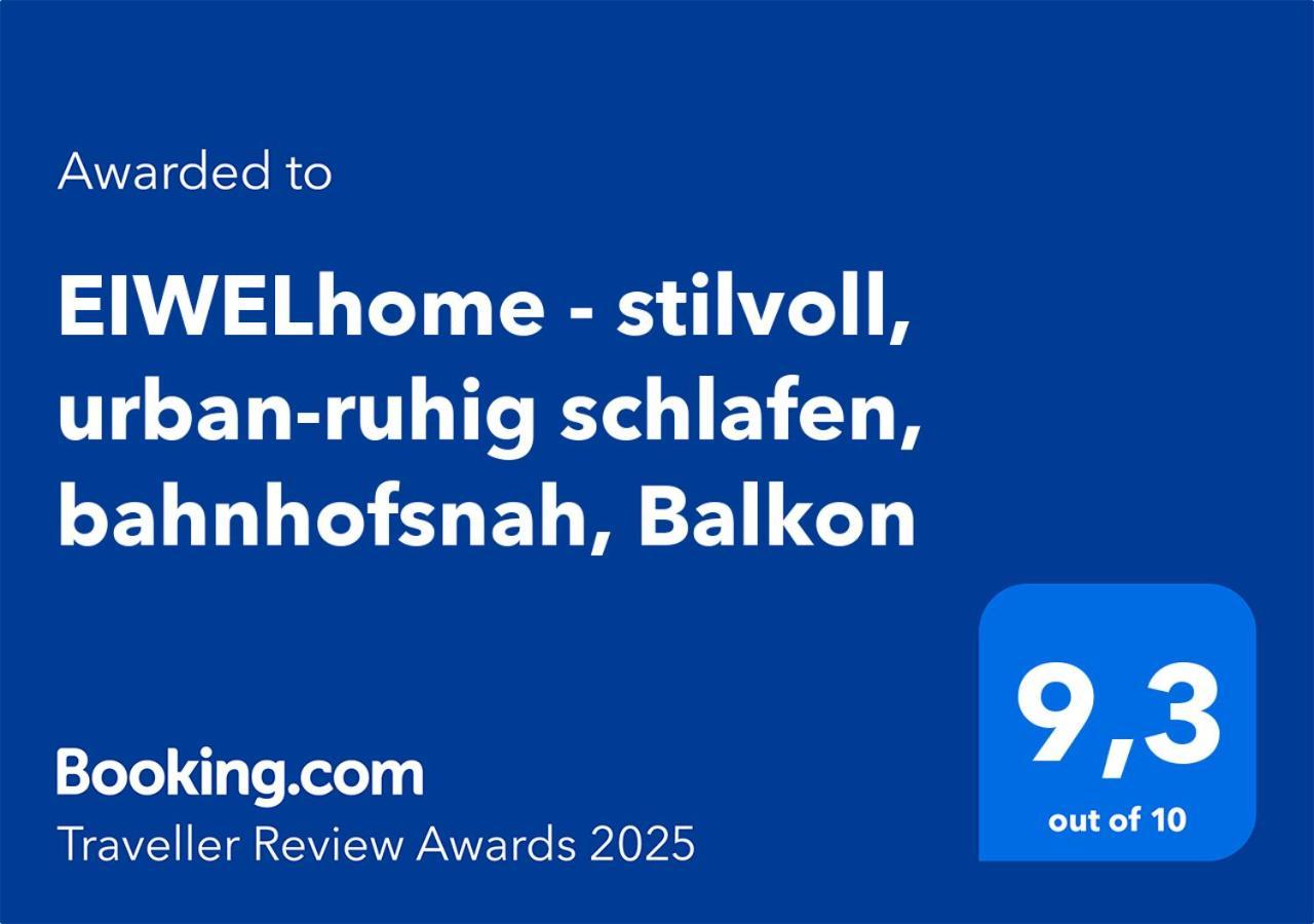 Eiwelhome - Stilvoll, Urban-Ruhig Schlafen, Bahnhofsnah, Balkon Erfurt Bagian luar foto